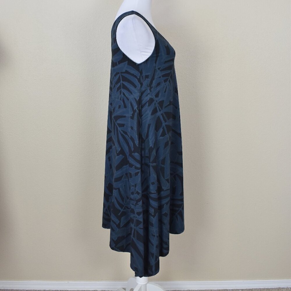 Fresh Produce Printed Tropical Asymmetrical Jersey Dress - S - Picture 7 of 9